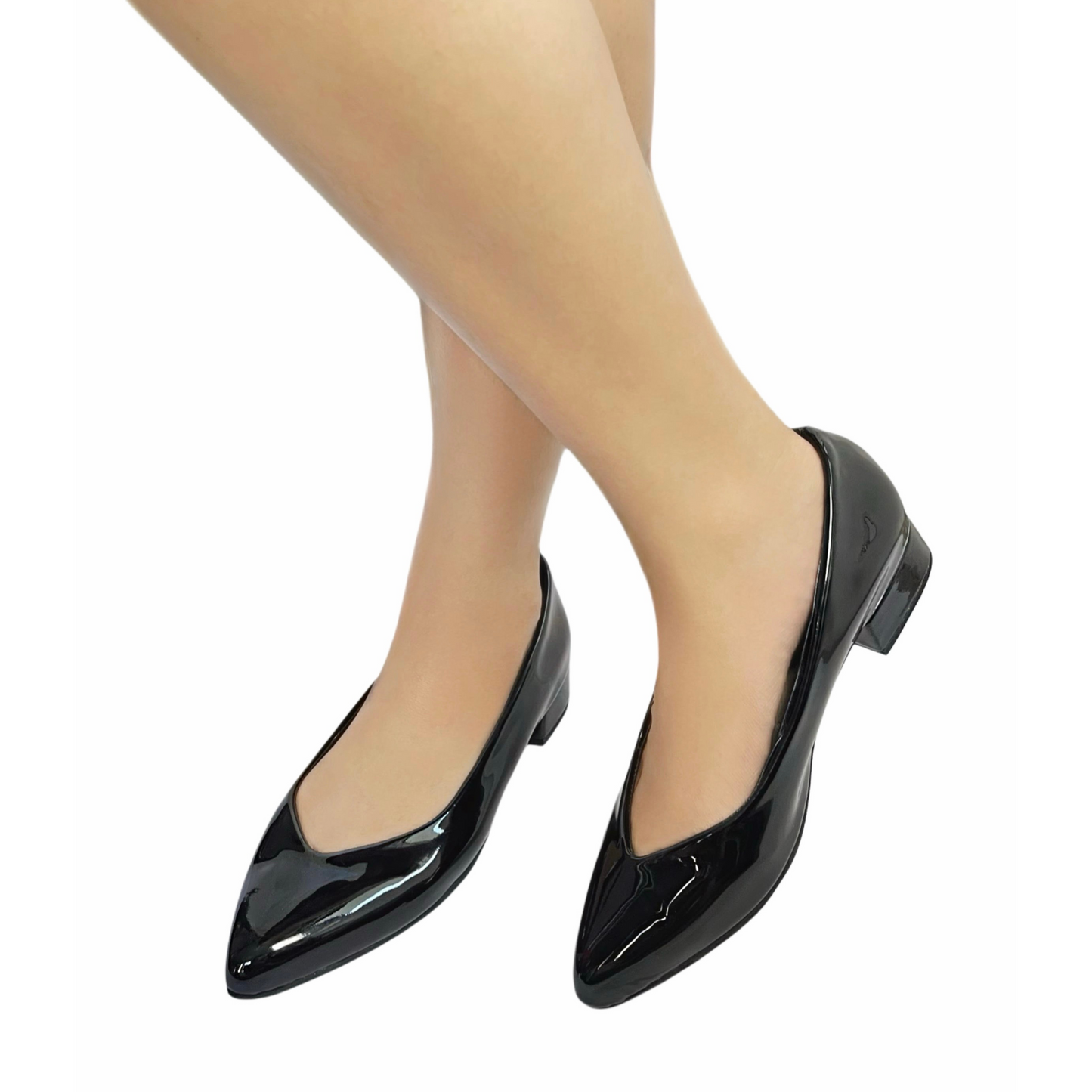 Glossy School Shoes & Office Black Shoes Marikina Made Women Shoes