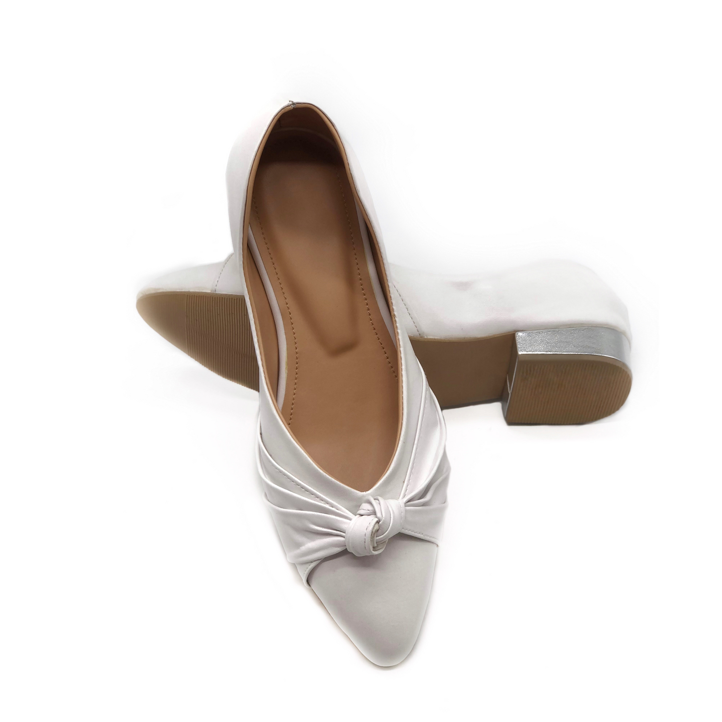 Marikina Shoes Simply Shoes With Silver Heels for Women (Darcy)