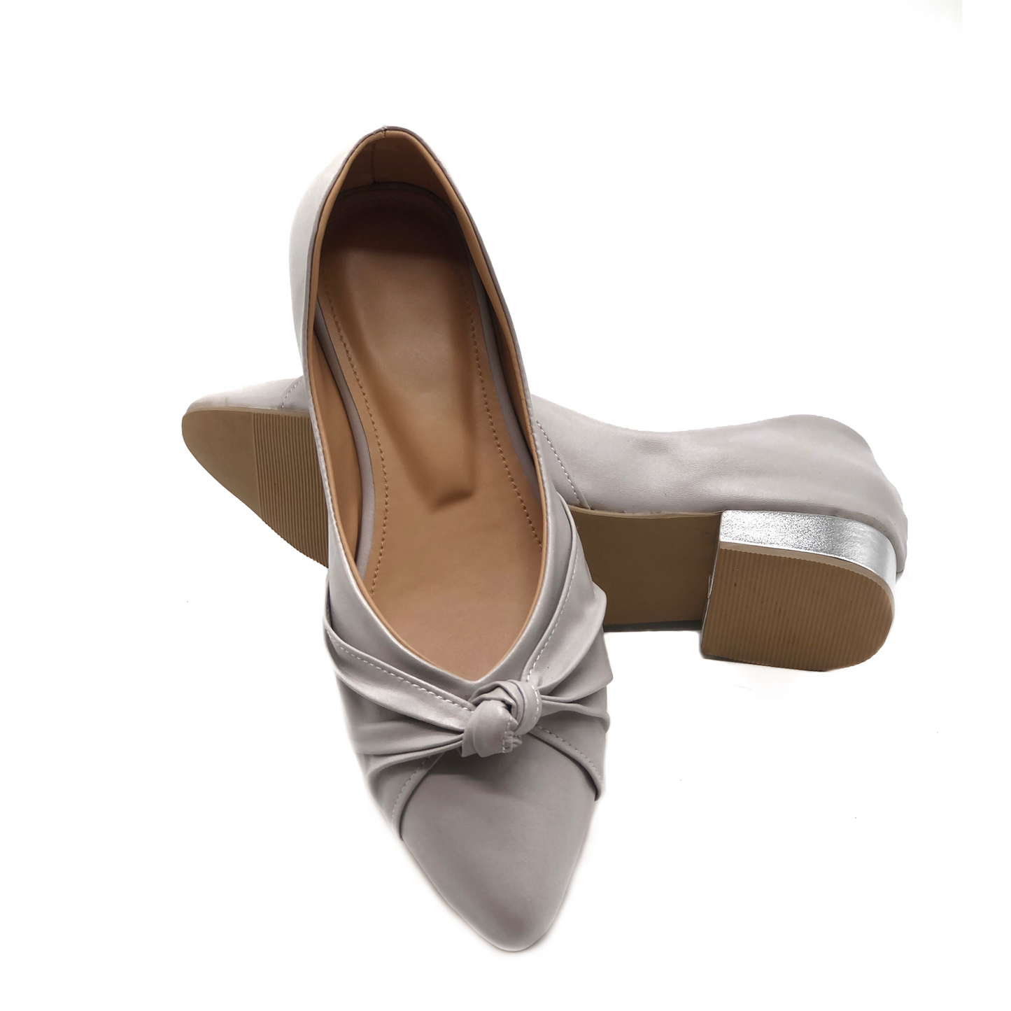 Marikina Shoes Simply Shoes With Silver Heels for Women (Darcy)