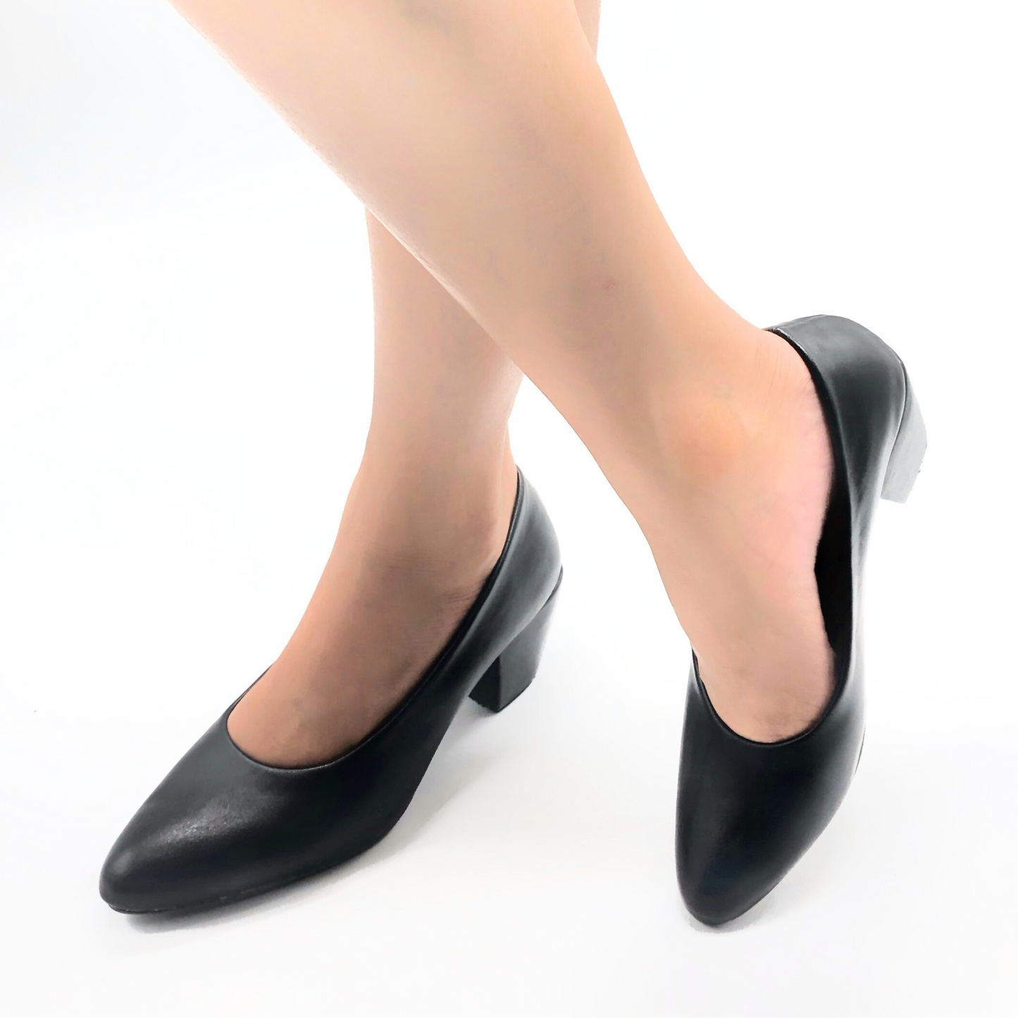 Office/ School Black Shoes Heels School Black Shoes Heels 2.5 inches Marikina Made Women Shoes