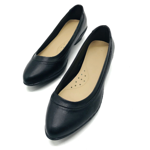 Machine Sewn/ Tahi School & Office Black Shoes Marikina Made Women Shoes