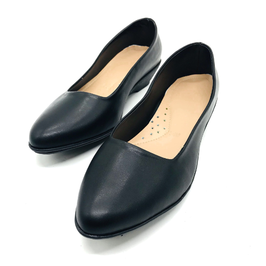 Machine Sewn/ Tahi School & Office Black Shoes Marikina Made Women Shoes