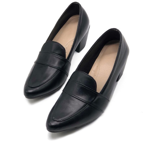 Office/ School Black Shoes Heels School Black Shoes Heels 2.5 inches Marikina Made Women Shoes