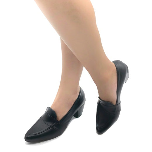 Office/ School Black Shoes Heels School Black Shoes Heels 2.5 inches Marikina Made Women Shoes