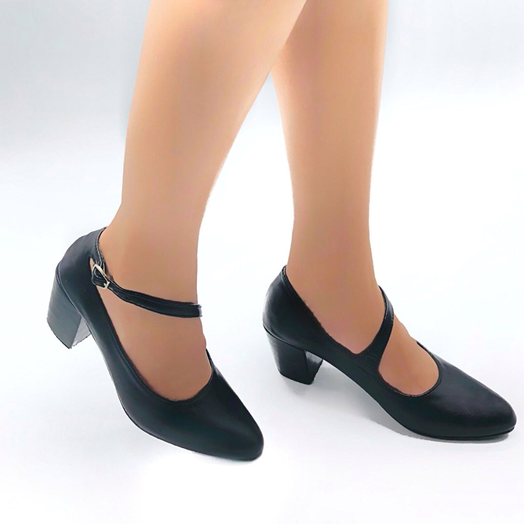 Office/ School Black Shoes Heels School Black Shoes Heels 2.5 inches Marikina Made Women Shoes